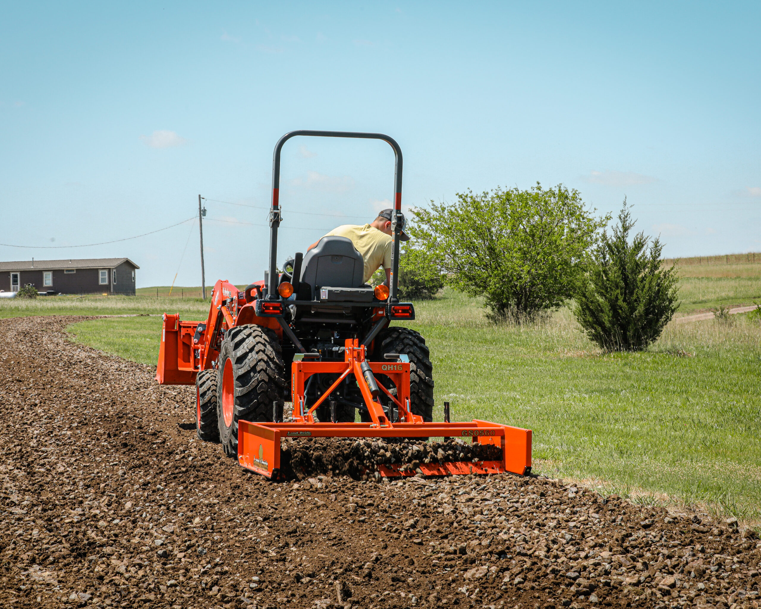 Land Pride GS0560 grading scraper