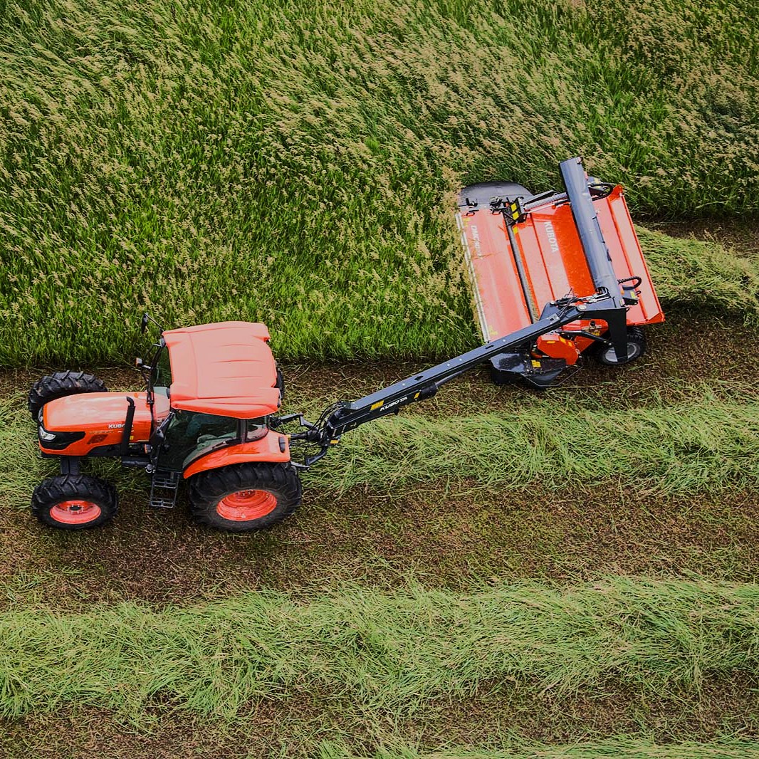 Kubota DMC mower conditioner suspension