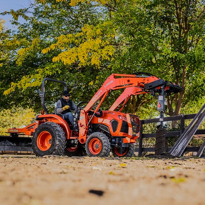 Kubota L2502 Land Pride Implements