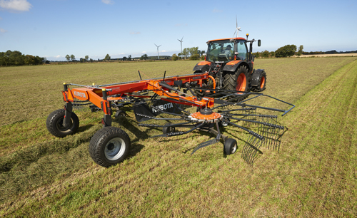 Kubota RA2584 twin rotor rotary rake