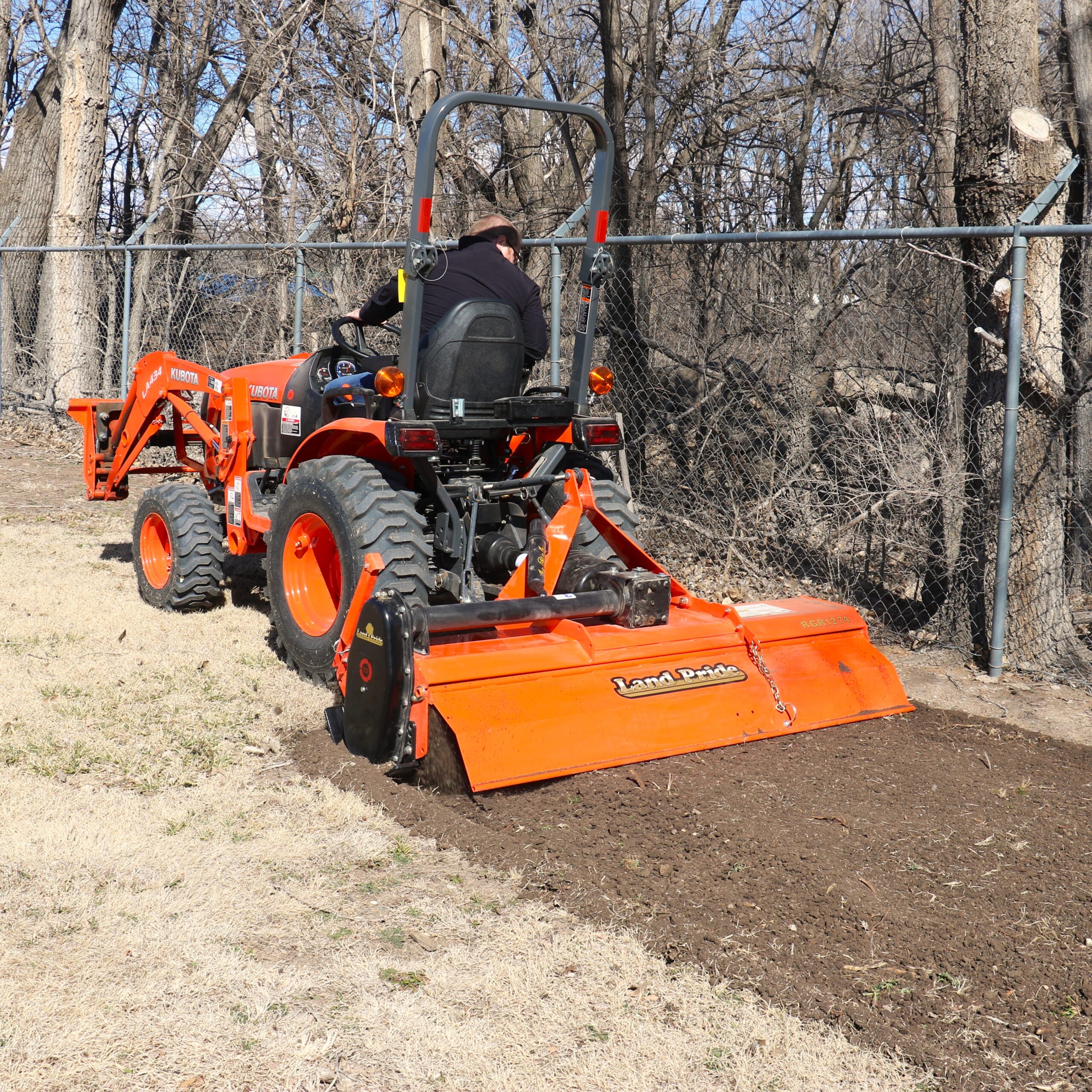 Land Pride RTR1258 58 inch tiller